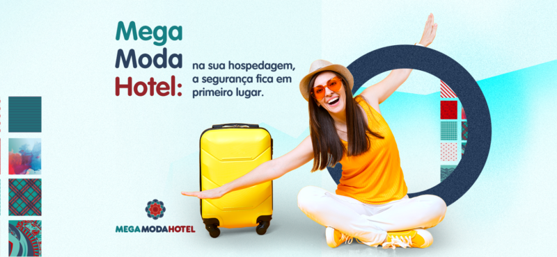 Mega Moda Hotel: na sua hospedagem, a segurança fica em primeiro lugar.